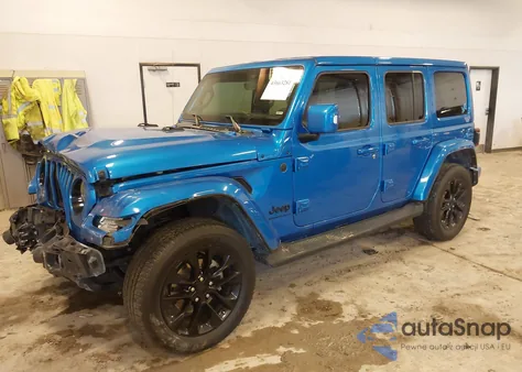 2023 Jeep Wrangler 4-Door High Altitude 4X4 из США, поврежденный, VIN 1C4HJXEN7PW668821